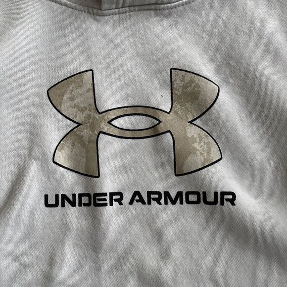 Under Armour Big Boys Youth Medium Plume Wave Logo Hoodie MSRP $48.00 - Picture 2 of 7